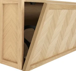 Herringbone Skoskab Large Natur><noscript><img width=