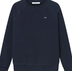 Wood Wood Hester classic sweatshirt Blå Discount