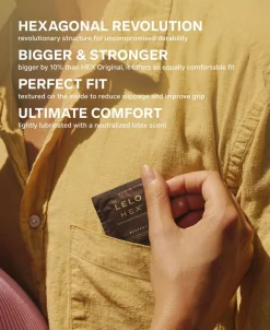 LELO HEX Kondomer Respect XL - 12 Stk. New