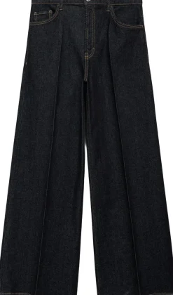 High-waisted wide-leg jeans><noscript><img width=