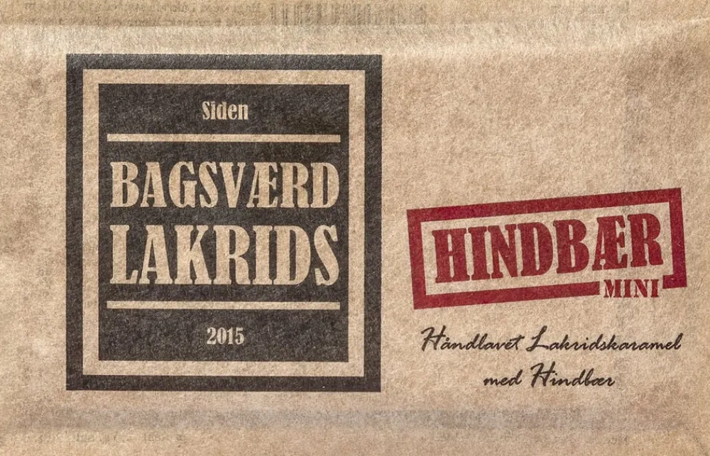 Bagsværd Lakrids Hindbær mini 40 gr. Discount