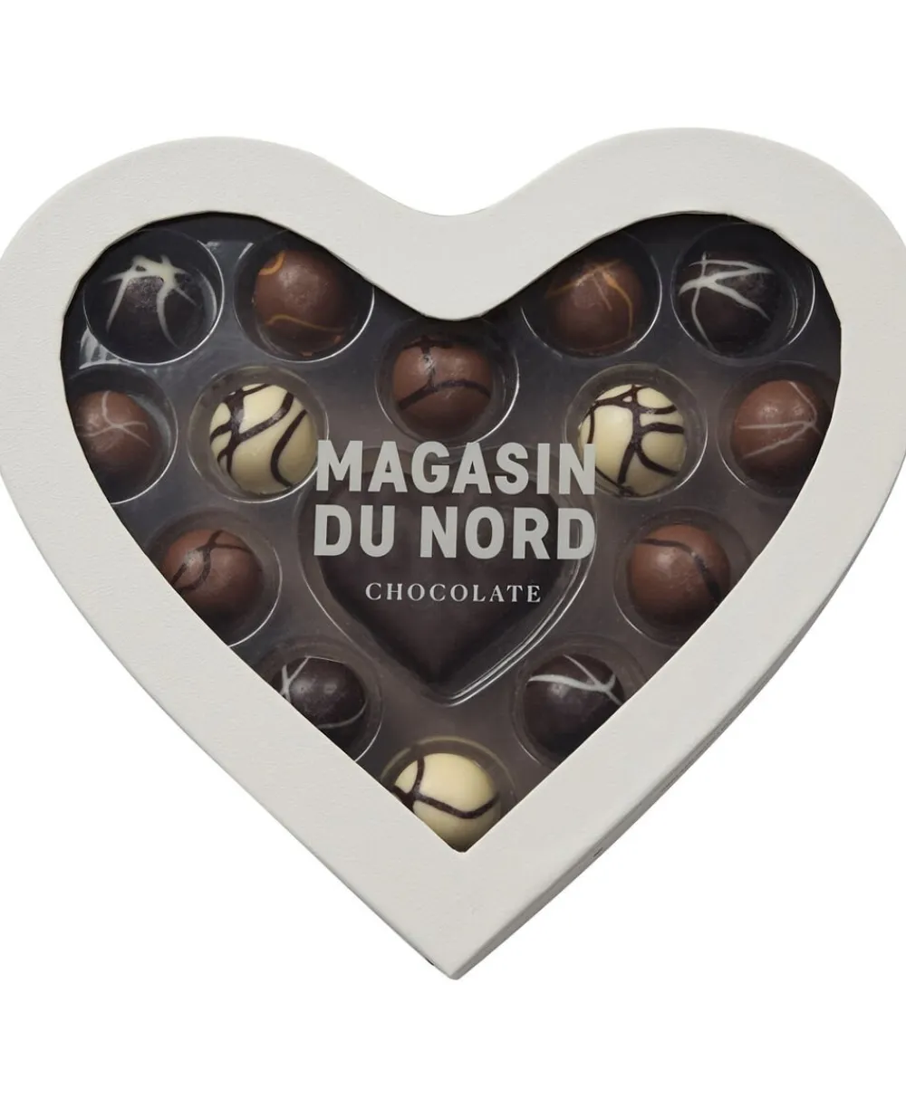 Magasin Chokolade Hjerteæske, 15 stk. Dessertchokolade, 175g. Outlet