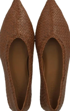 Dame ANGULUS Håndflettet ballerina med spids snu