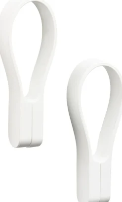 Zone Håndklædestrop Loop magnet 2 stk. White