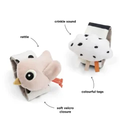 Done by Deer Håndledsranglesæt 2 stk. Happy clouds Pudder Outlet