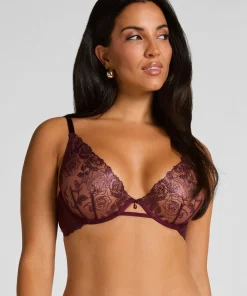 Hunkemöller Hollie Non-Padded Underwired Bra Purple Discount