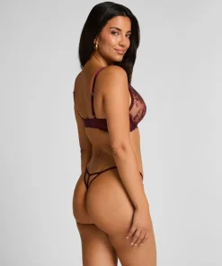 Hunkemöller Hollie Non-Padded Underwired Bra Purple Discount