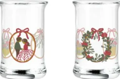 Holmegaard Christmas Juledramglas 2025 3 cl multi 2 stk.