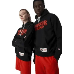 Champion Hooded Sweatshirt Hættetrøje Black Online