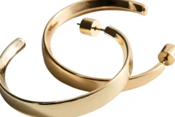 MANGO Hoop earrings Gold Online