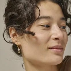 ENAMEL Copenhagen Hoops, Cara Pearls Clearance