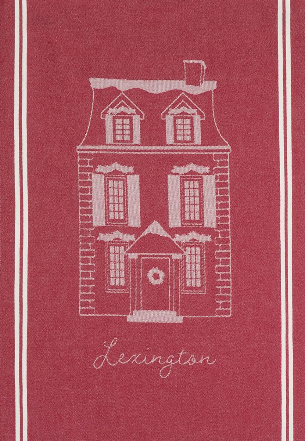 Lexington House Org Cotton Jacquard Kitchen Towel