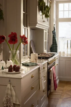 Lexington House Org Cotton Jacquard Kitchen Towel