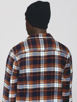 Knowledge Cotton Apparel Hue organic wool - GOTS Blå Outlet