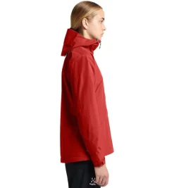 Haglofs Husk Regnjakke R&oslash;d Discount