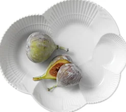 Royal Copenhagen Hvid Elements 19 cm. fad