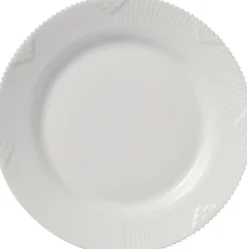 Royal Copenhagen Hvid Elements 19 cm. tallerken