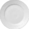 Royal Copenhagen Hvid Halvblonde 19 cm. tallerken