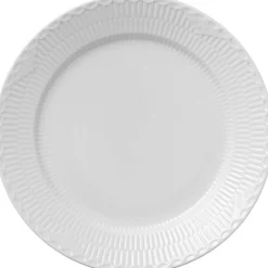 Royal Copenhagen Hvid Halvblonde 27 cm. tallerken Clearance