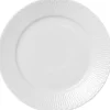 Royal Copenhagen Hvid Halvblonde 22 cm. tallerken
