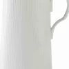 Hvid Riflet 1,6 l. kande>Royal Copenhagen Clearance