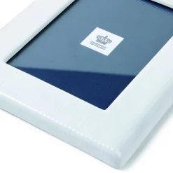 Hvid Riflet billedramme 21 cm><noscript><img width=