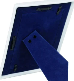 Hvid Riflet billedramme 21 cm><noscript><img width=