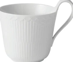 Hvid Riflet Halvblonde 33 cl. højhankskop>Royal Copenhagen Sale