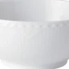 Royal Copenhagen Hvid Riflet Halvblonde 15 cm Skål Clearance