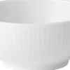 Royal Copenhagen Hvid Riflet skål 24 cl Best