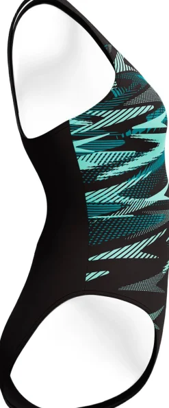 Speedo Hyperboom Placement Muscleback Badedragt Blå Outlet