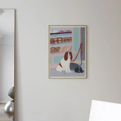 Iga Kosicka - Waiting Dogs>Poster & Frame New