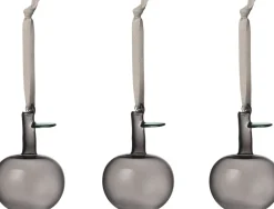Iittala glasæbler 3-pak grå