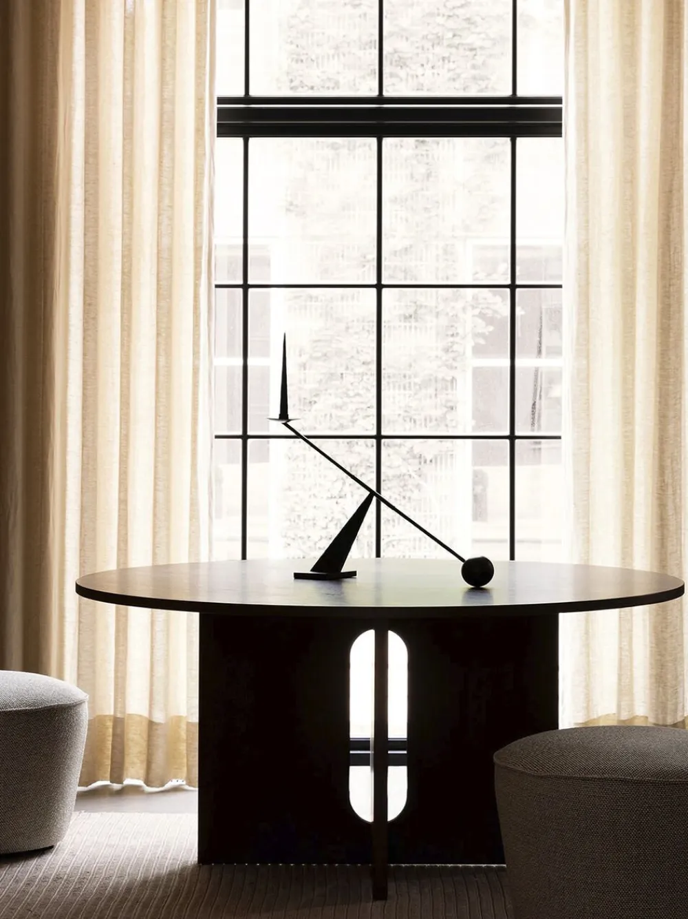 Interconnect Candle Holder, W70, Bl>Audo Copenhagen