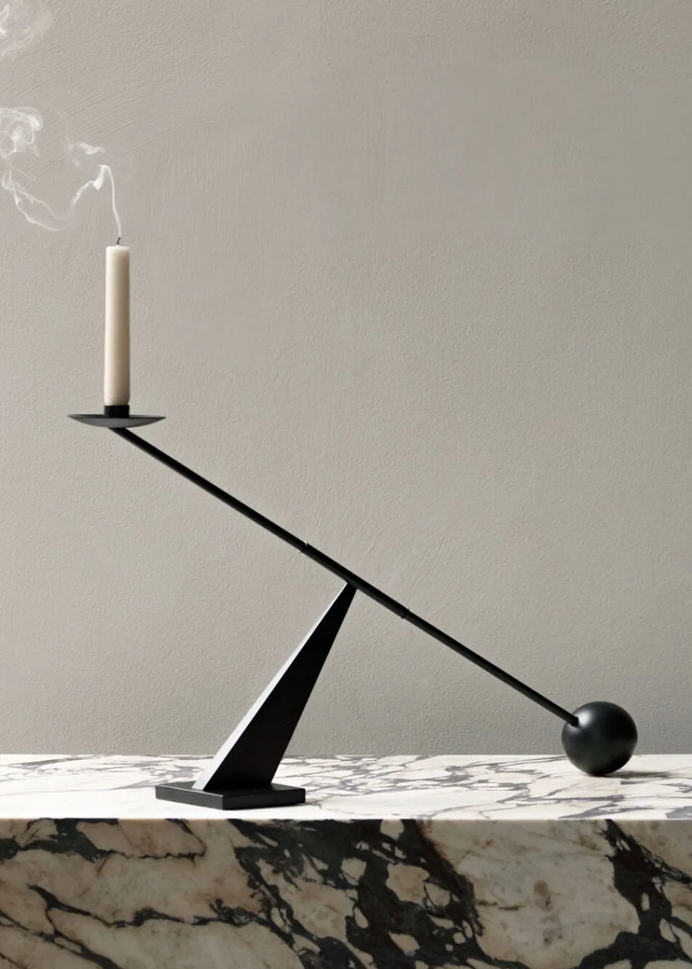 Interconnect Candle Holder, W70, Bl>Audo Copenhagen