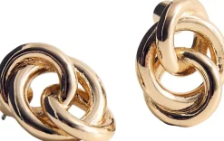 Intertwined hoop earrings>MANGO Clearance