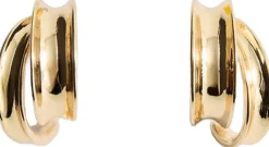 Intertwined hoop earrings>MANGO Discount