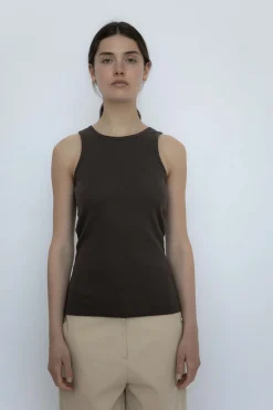 Studio Feder IRENE TOP - COTTON Bark New