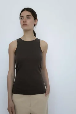 Studio Feder IRENE TOP - COTTON Bark New