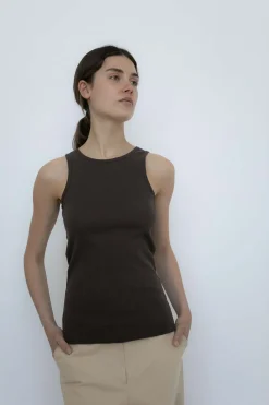 Studio Feder IRENE TOP - COTTON Bark New