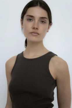 Studio Feder IRENE TOP - COTTON Bark New