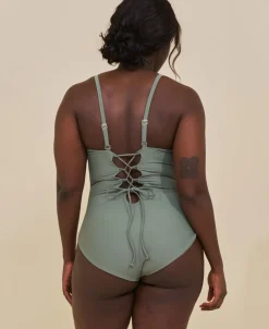 Dame Cartel Copenhagen Java sculpt korset badedragt -