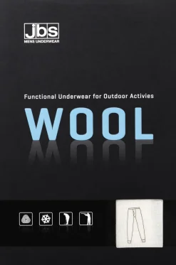 JBS long johns with fly wool 20 natur