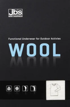 JBS t-shirt long sleeve wool 20 natur Clearance