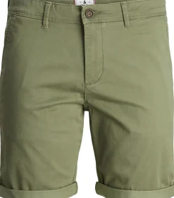 Jack & Jones JJIBOWIE JJSHORTS SOLID SA STS Deep lichen green Clearance