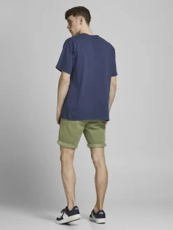 Jack & Jones JJIBOWIE JJSHORTS SOLID SA STS Deep lichen green Clearance