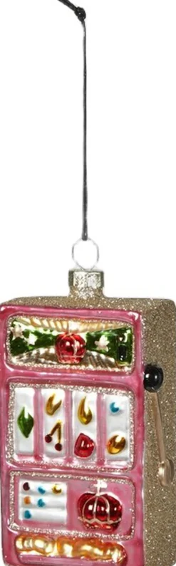 Julekugle spille automat 6x3,5x11 glas>Speedtsberg Outlet