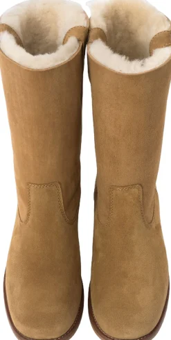 Dico Copenhagen Julia - Calf suede & shearling Light tan Online