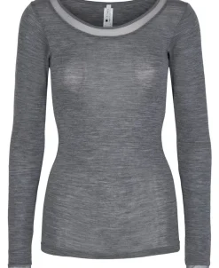 Femilet Juliana T-shirt long sleeves Heather grey Clearance