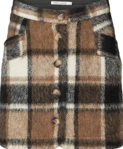 Dame Rabens Saloner Jumbo check short skirt - Olympia